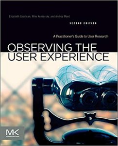 ux book - observing the user experience image