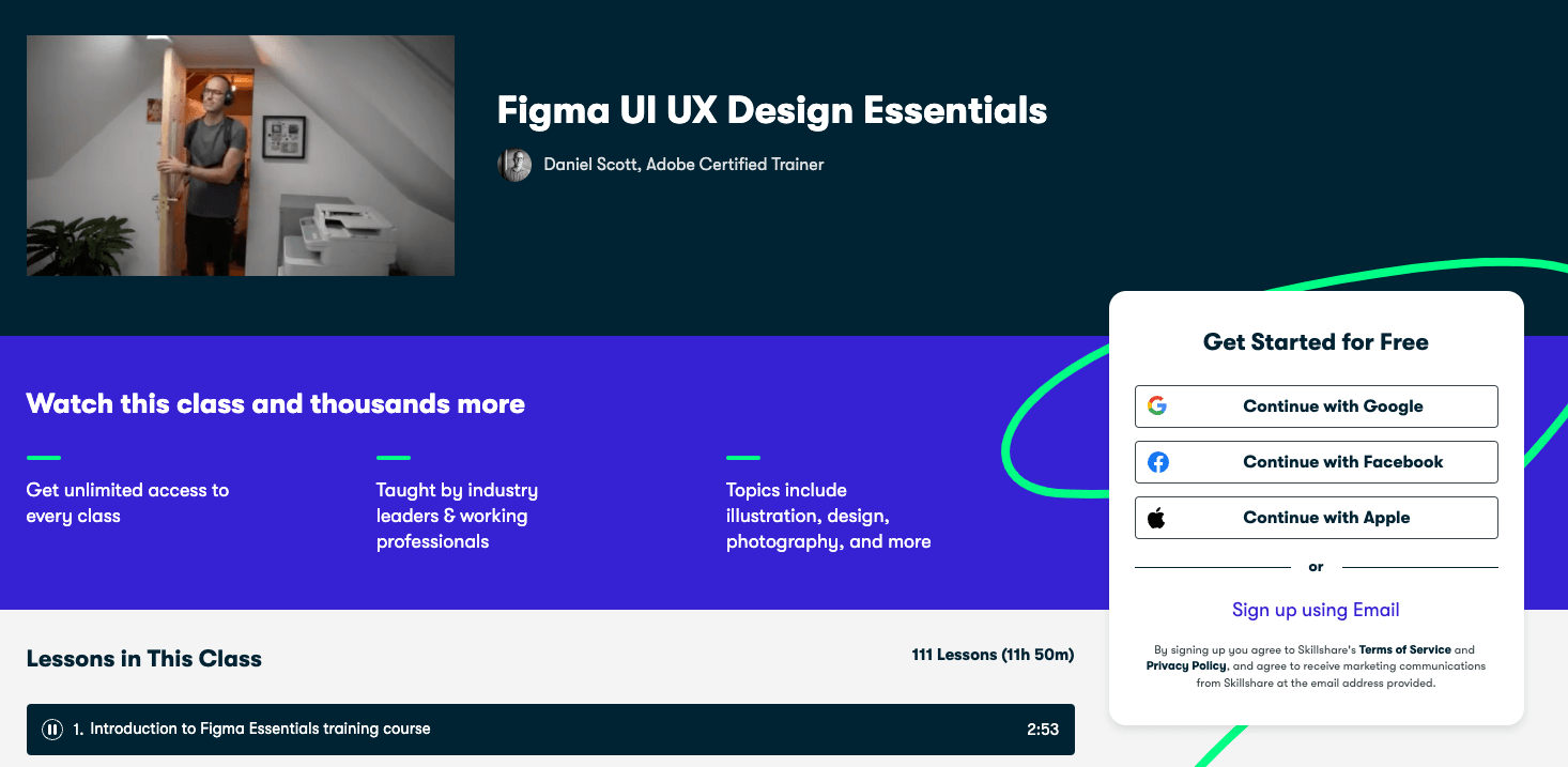 figma course website