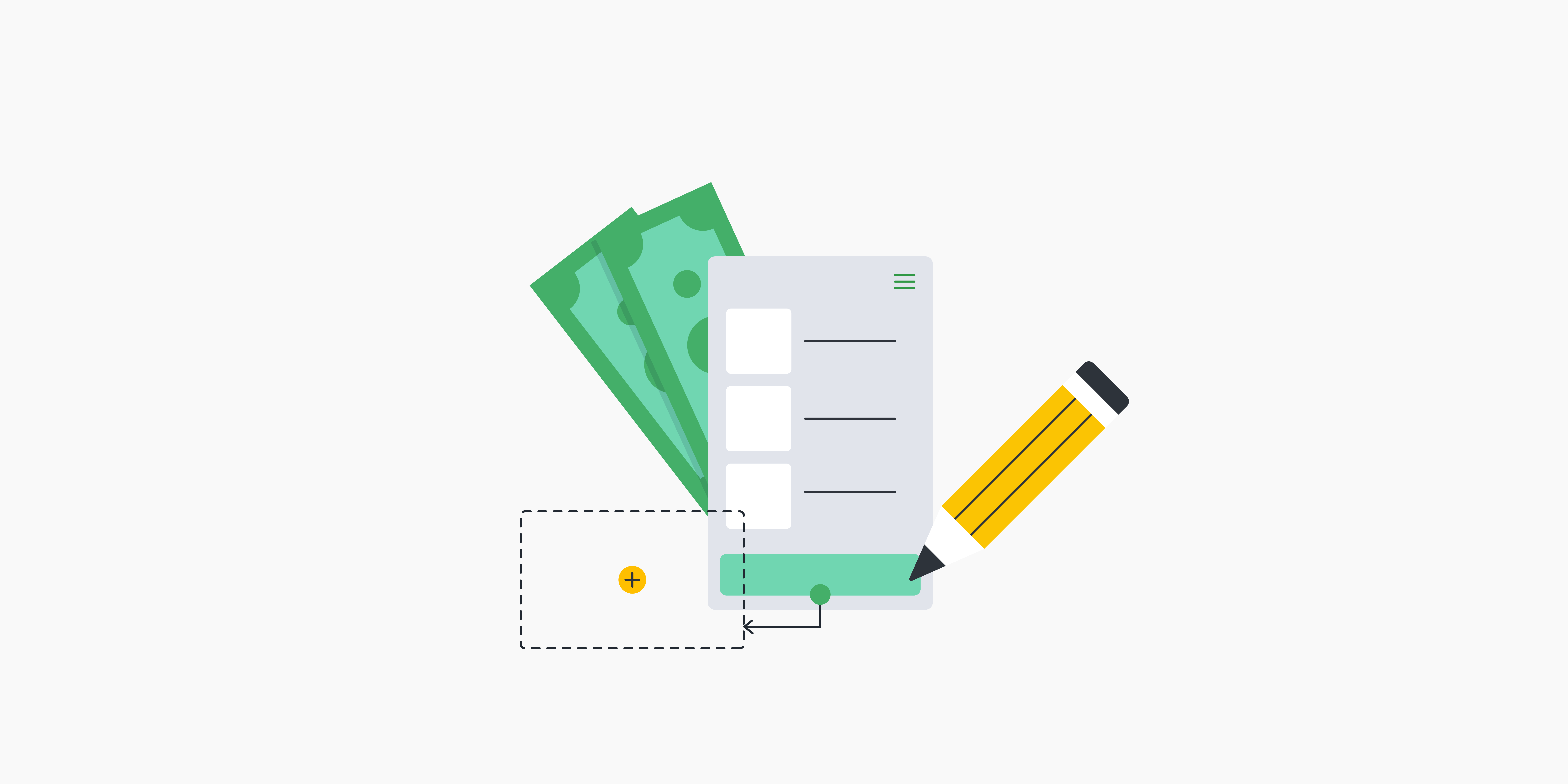 Illustration for UX writing salaries